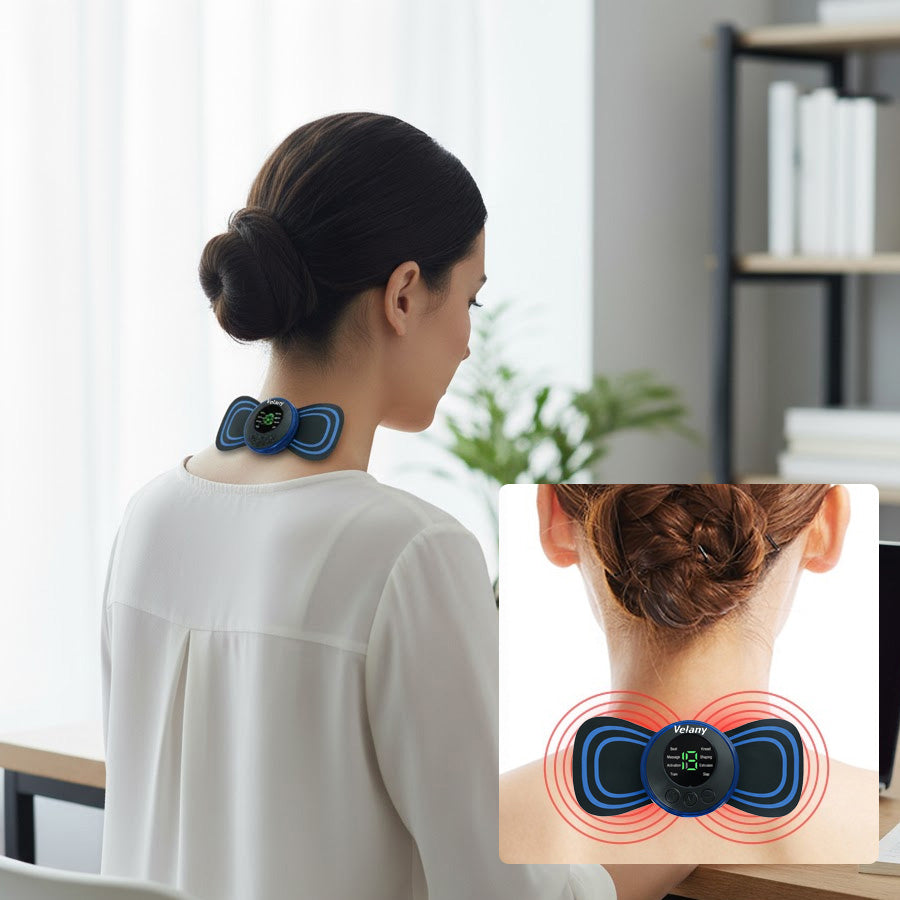 Velany Portable EMS Mini Massager – Wireless Neck & Back Pain Relief Patch with Remote Control - view 3 of 5