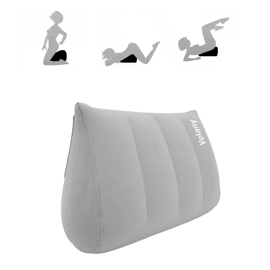 Velany Inflatable Wedge Pillow for Sleeping – Ergonomic Support for Back Pain, Acid Reflux & Leg Elevation - view 3 of 5