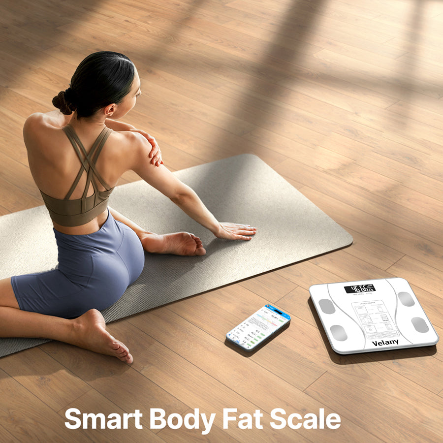 Velany Smart Body Fat Scale with USB Charging - Digital Bathroom Scale for BMI, Muscle & Weight Tracking - view 4 of 5