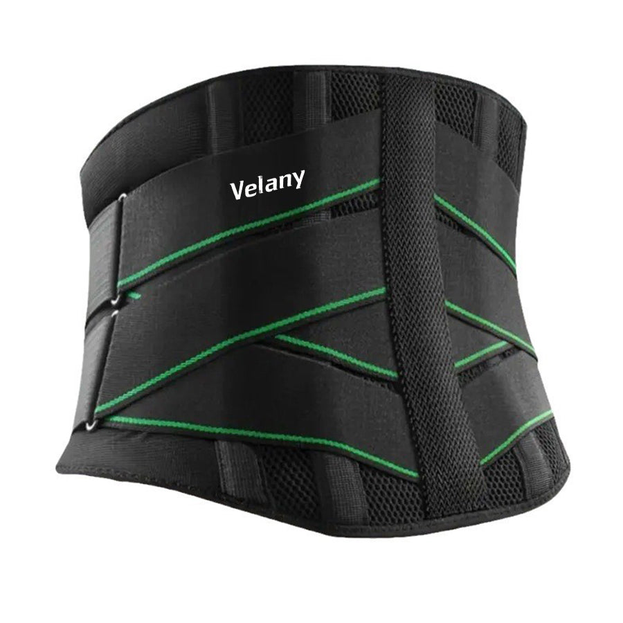 Velany Lower Back Brace | Adjustable Lumbar Support Belt with 5 Stays for Men & Women | Breathable Waist Trainer for Sciatica, Herniated Disc & Back Pain Relief - view 4 of 9