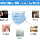 Velany Premium 3-Layer Disposable Face Masks | Comfortable All-Day Wear | Effective Filtration for Dust, Pollen & Droplets | Ideal for Daily Use & Travel - view 6 of 7