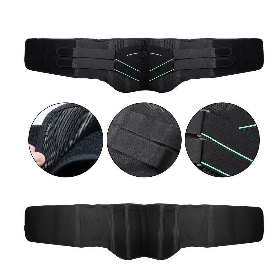 Velany Lower Back Brace | Adjustable Lumbar Support Belt with 5 Stays for Men & Women | Breathable Waist Trainer for Sciatica, Herniated Disc & Back Pain Relief - view 5 of 9