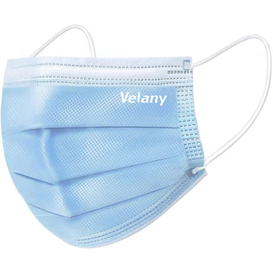 Velany Premium 3-Layer Disposable Face Masks | Comfortable All-Day Wear | Effective Filtration for Dust, Pollen & Droplets | Ideal for Daily Use & Travel - view 2 of 7