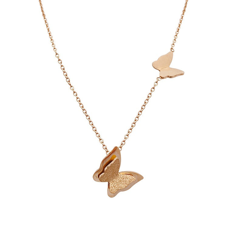 Butterfly Pendant Necklace | Women's Butterfly Pendant | Velany Store