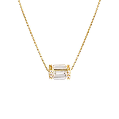 Gold Choker Birthstone Necklace | Solitaire Necklace | Velany Store