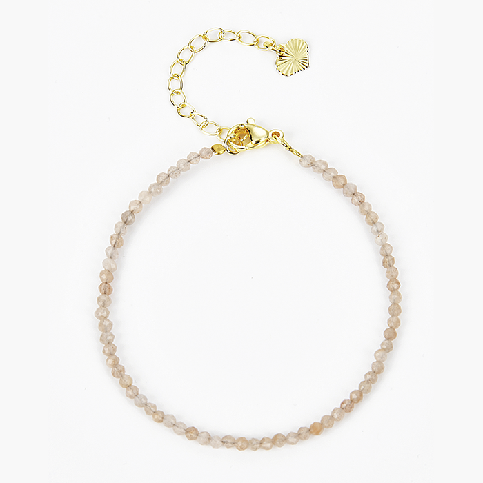 Strawberry Quartz Bracelet | Strawberry Beeded Bracelet | Velany Store