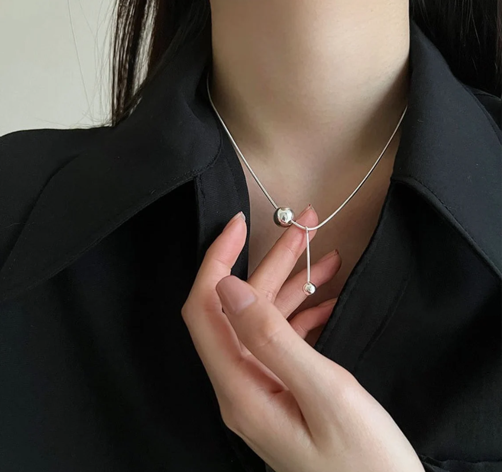 Dainty Round Charm Necklace