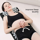 Acupressure Mat and Pillow Set with Bag,For Back Pain Relief & Neck Pain Relief & Muscle Relaxation,Natural Sleeping Aid. Best Relaxation Gift - view 3 of 10