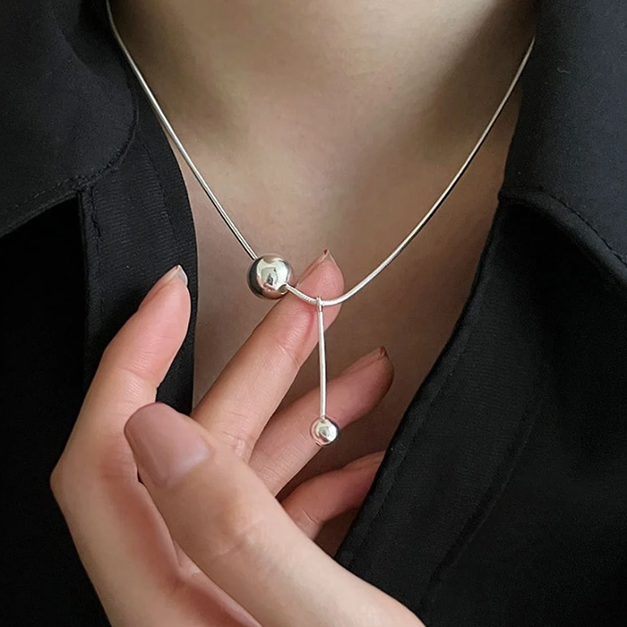 Dainty Round Charm Necklace