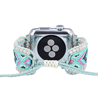 Beaded Apple Watch Bands | Boho Beaded Watch Strap | Velany Store