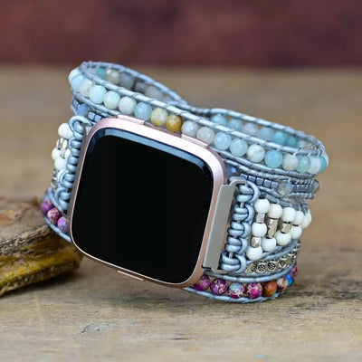 Blue Topaz Apple Watch Band | Boho Watch Bands | Velany Store